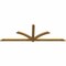 Ekena Millwork Redmond Rough Sawn Timber Gable Bracket, Western Red Cedar, 108"W x 36"H x 2"D x 4"F, 8/12 Pitch GBW108X36X0204RED00RWR - alternate 2